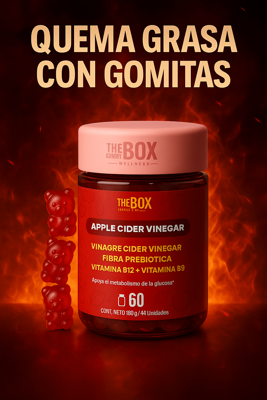Gomitas de Vinagre de Manzana | Un Mimo Para tu Panza, Hinchazón y Apetito