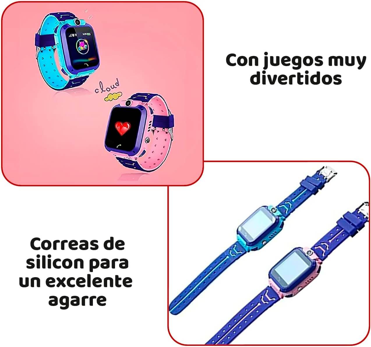 KIDS GUARD PRO | Smartwatch con GPS y Llamadas para Niños y Niñas