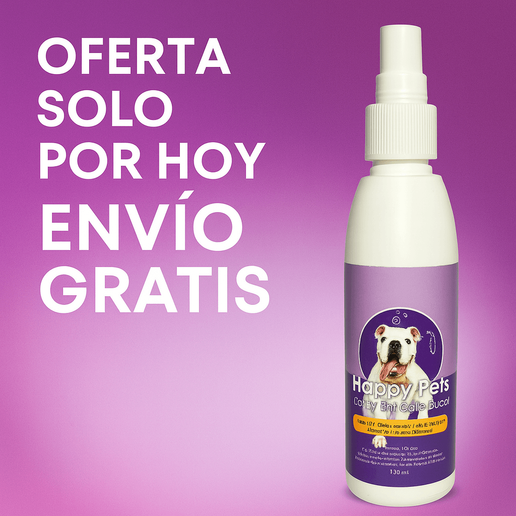 Happy Pets™ Spray Limpia Boca de Mascotas