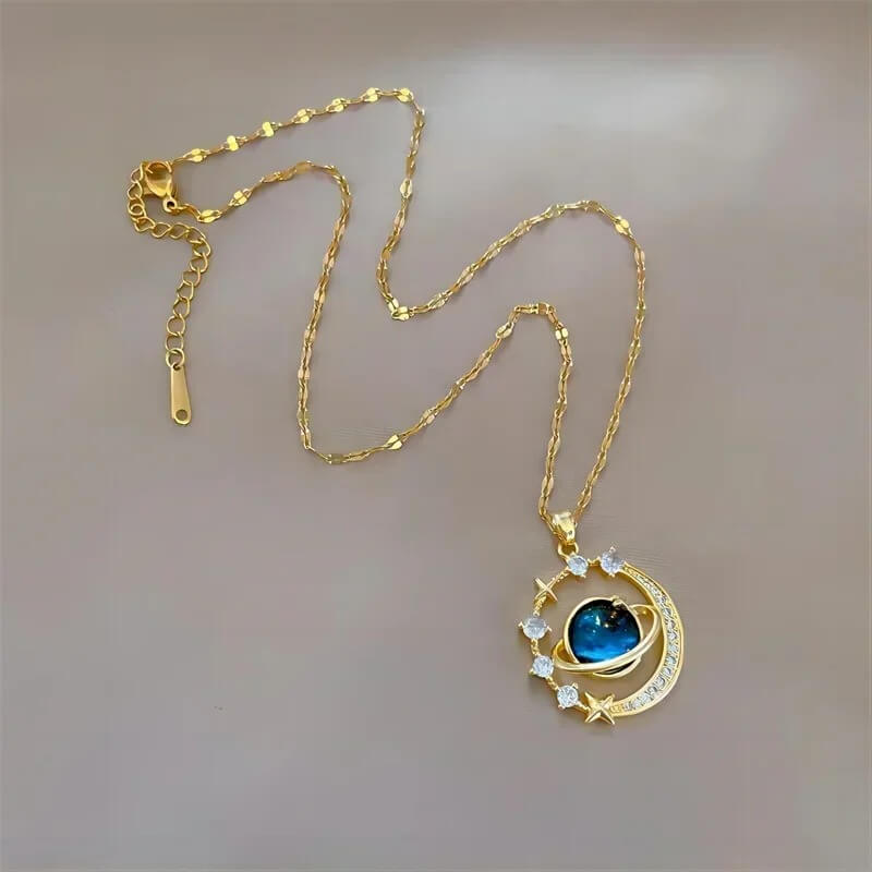 Collar Saturno 🚨 ¡Este collar es una joya única y las unidades son limitadas!
