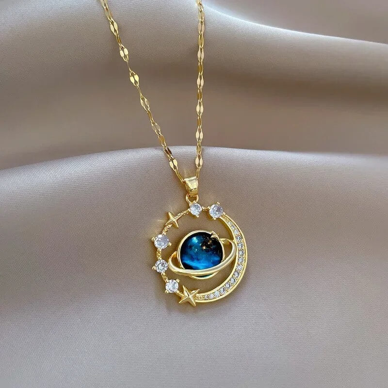 Collar Saturno 🚨 ¡Este collar es una joya única y las unidades son limitadas!