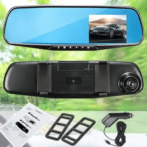 Smart Vision™ | Espejo Retrovisor con Pantalla y Doble Cámara™
