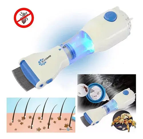 Aspiradora Quita Piojos y Liendres V-Comb | Sin químicos, segura y efectiva