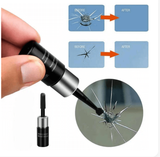 🎁 MEGA PROMO 2X1 🎁 Líquido Reparador de Vidrios para Parabrisas y Ventanas Laminadas