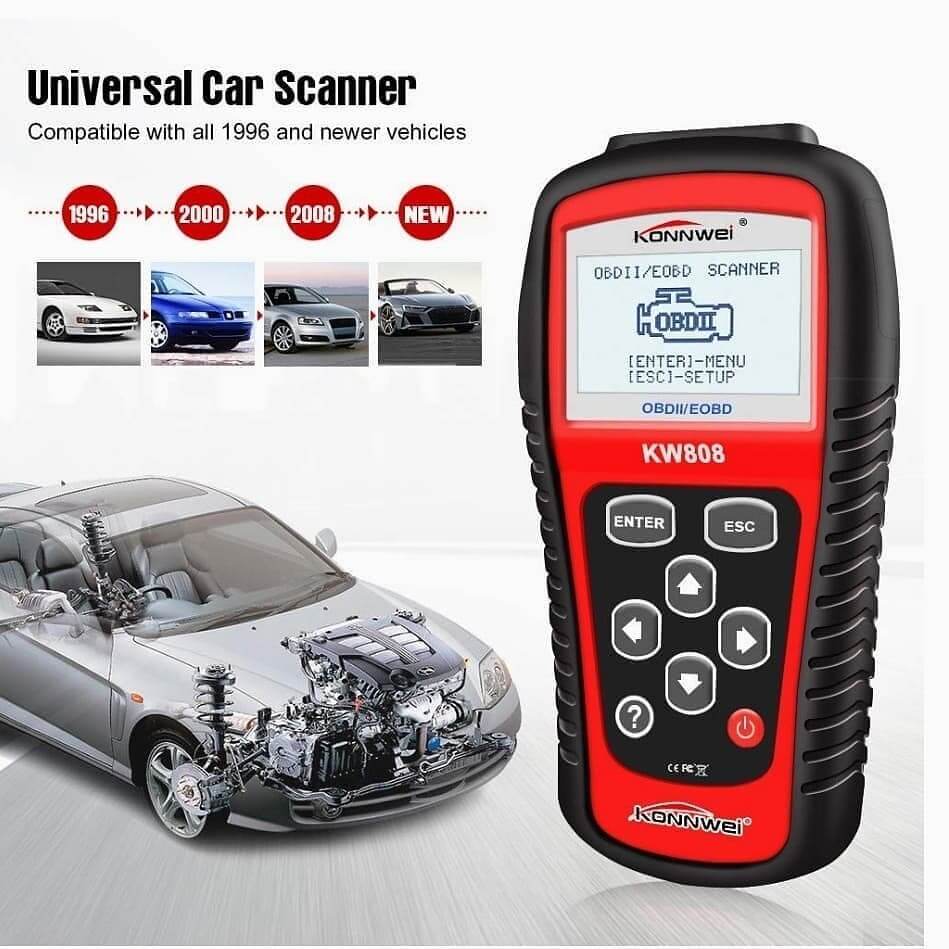 🔧 SCANPRO KW808 | Scanner Para Carro Profesional
