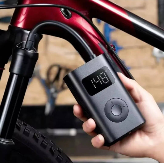 Inflador de neumáticos inalambrico de alta calidad | Batería portátil para dispositivos | Manómetro digital LCD