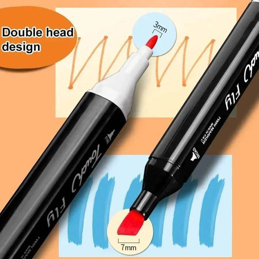 🎨 ArtPro 80 | Set de 80 Marcadores Acrílicos Premium Doble-punta