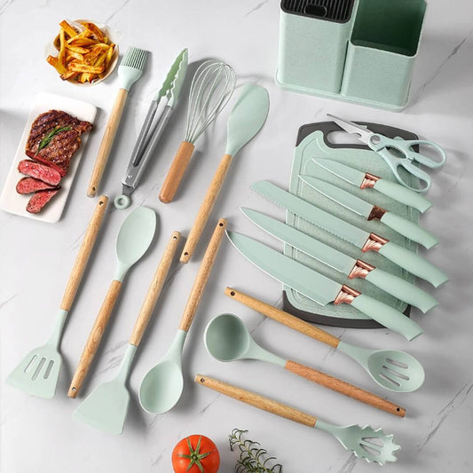 🎁 MEGA PROMO 🎁 Set de Utensilios de Cocina 19 en 1