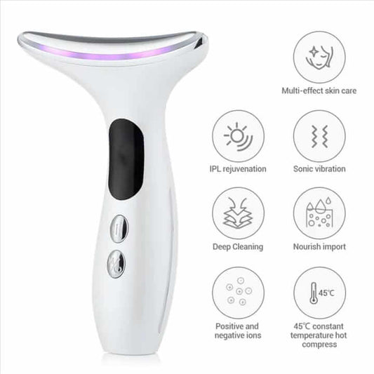 🌟 GlowLift 4 en 1 – Masajeador Facial Profesional Reafirmante con Microcorrientes