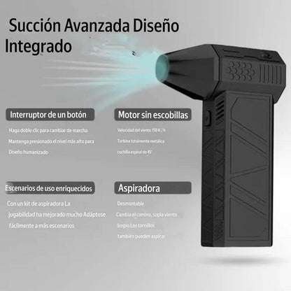 AEROBLADE PRO | Soplador Turbo Portátil 3 en 1 Multifunción