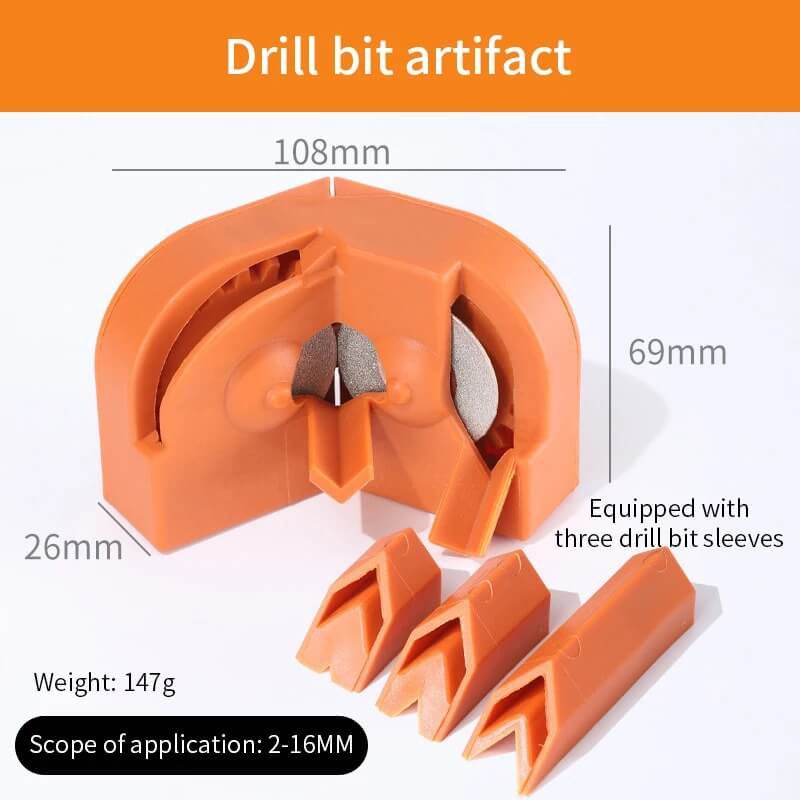 🔧 DrillSharp™ Pro: Afilado Preciso para Brocas y Cuchillos de Cocina