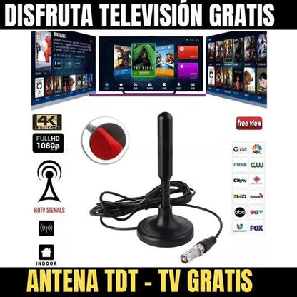 🎁 MEGA PROMO 2x1 | Antena de TV HD 4K Cientos de Canales Gratis 🎁