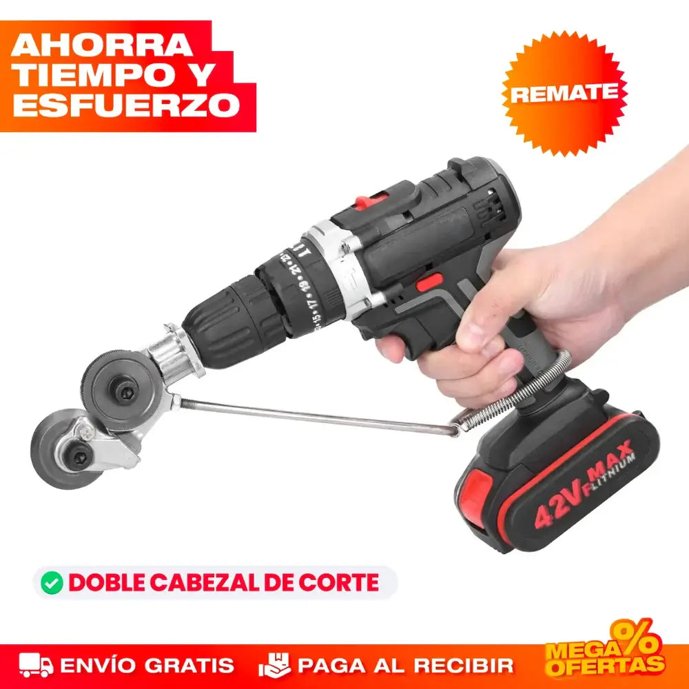 Adaptador de Taladro a Cizalla Cortadora de Metal™
