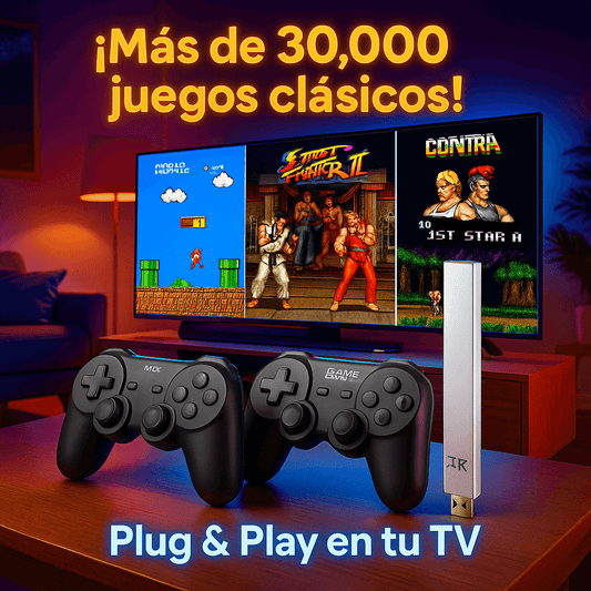 🔥 RetroX M15 – Consola 4K con 30,000 Juegos Clásicos