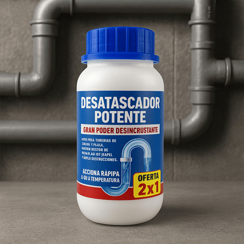 🧼 Destapa Cañerías en Polvo 2x1