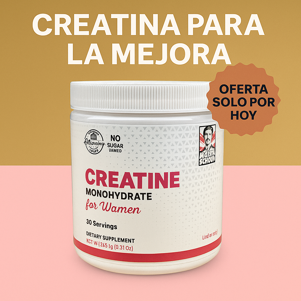 Old School Creatina™ | Creatina Monohidratada para Mujeres