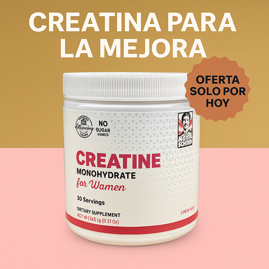 Old School Creatina™ | Creatina Monohidratada para Mujeres