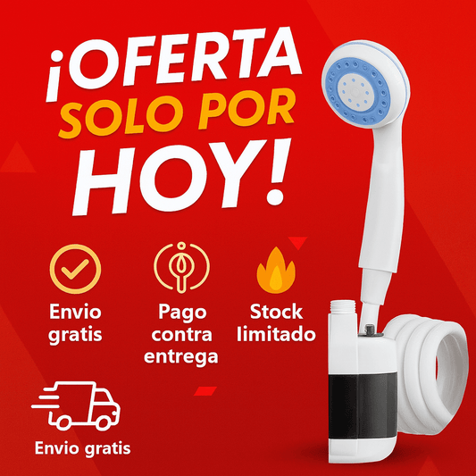 Ducha Portátil Eléctrica – Práctica, Compacta y Lista para Usar Donde Sea