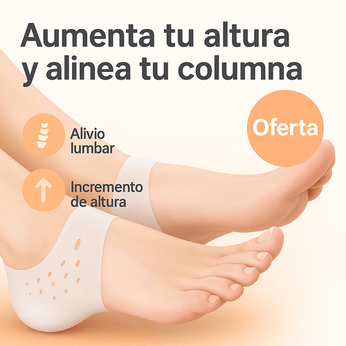 Pack 2 Unidades Talonera | Gana Confianza y Estatura