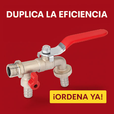Llave de Agua Doble™ – Distribuye el agua con más control y eficiencia