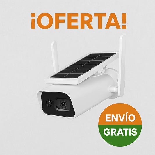 SolarCam Pro – Cámara de Seguridad Solar con Wi-Fi y Sirena