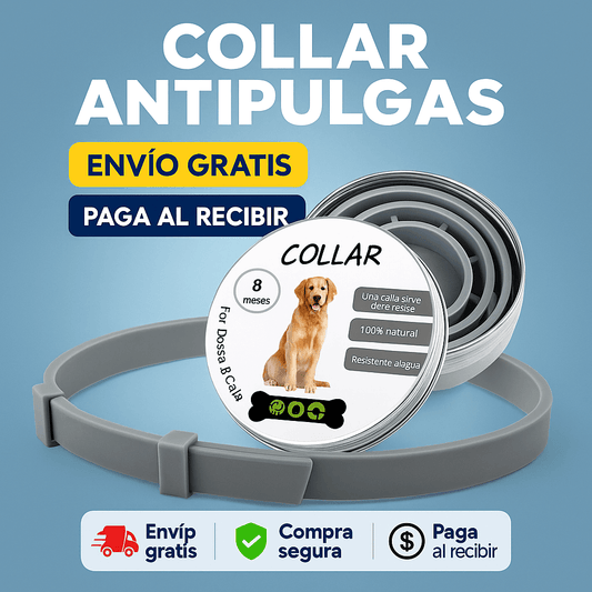 AntiPest™ – Collar Antipulgas y Garrapatas para tu Mascota