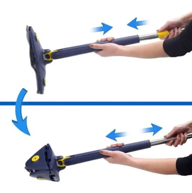 Mop Pro™ | Trapero Mopa Triangular 360º con Escurrido Automático