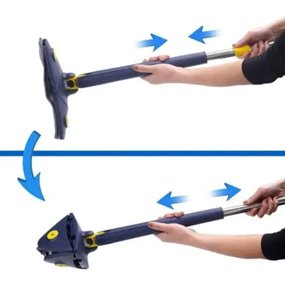 Mop Pro™ | Trapero Mopa Triangular 360º con Escurrido Automático