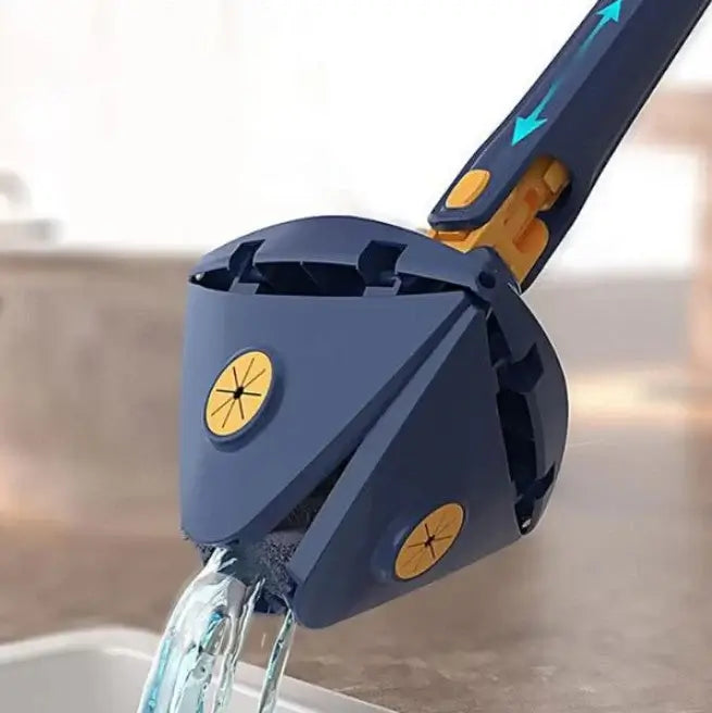 Mop Pro™ | Trapero Mopa Triangular 360º con Escurrido Automático