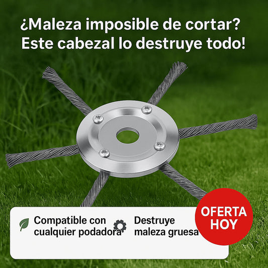 BrushCut™ – Cabezal Universal Ultra Resistente para Cortacésped