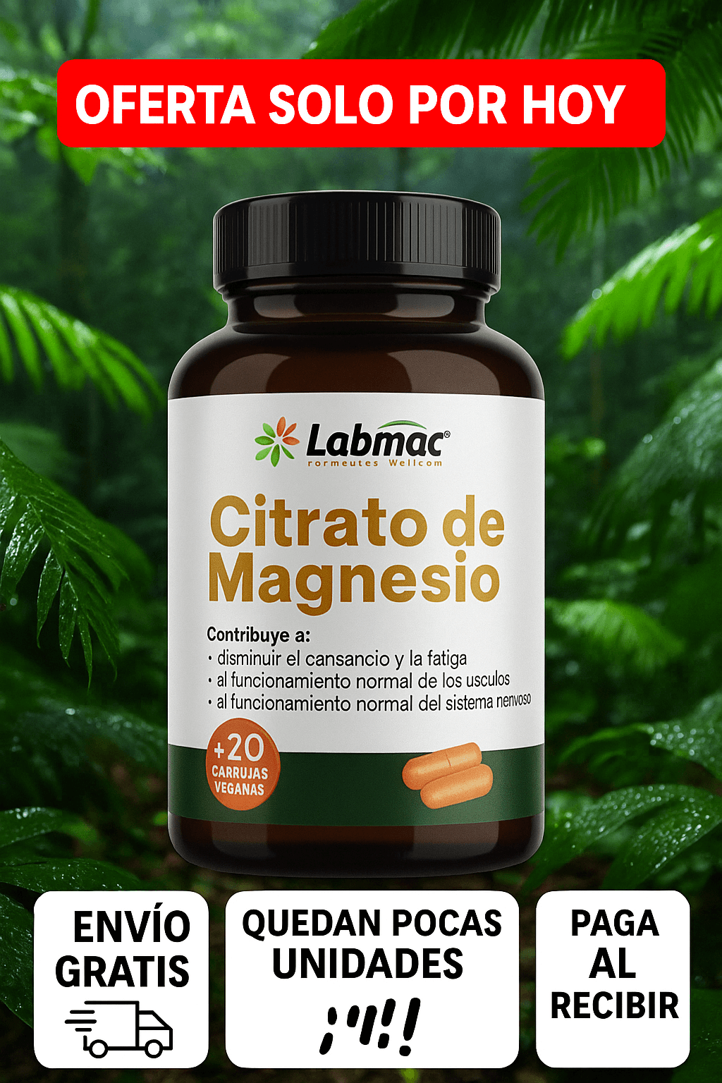 🟢 CITRAMAX™ | Citrato de Magnesio de Alta Absorción