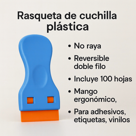 Pack x100 Rasquetas Plásticas Multiusos RazorClean™