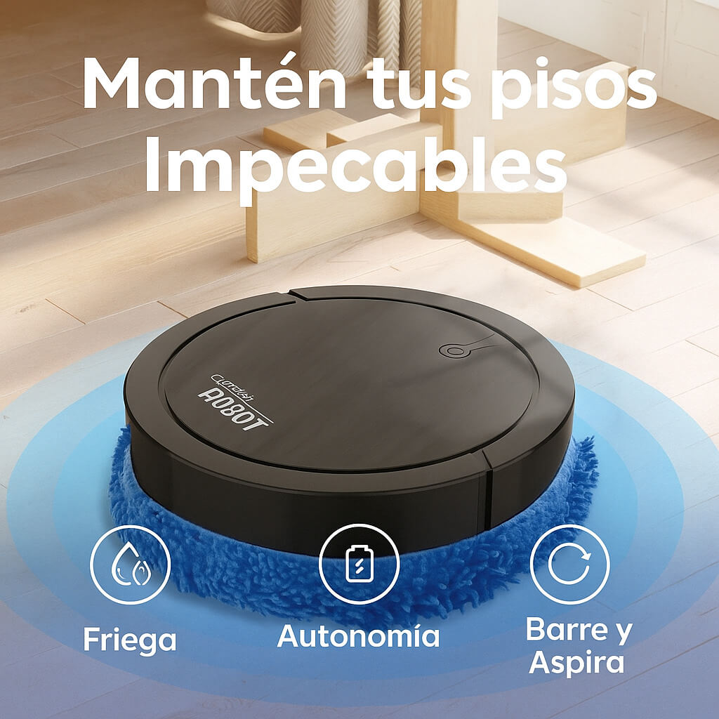 Robot Trapeador Aspirador Inteligente™