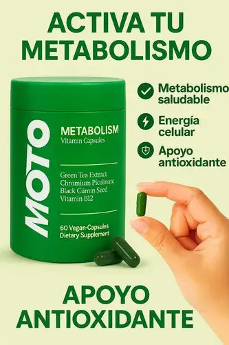 ✅ Moto™ – Cápsulas Naturales Para El Metabolismo
