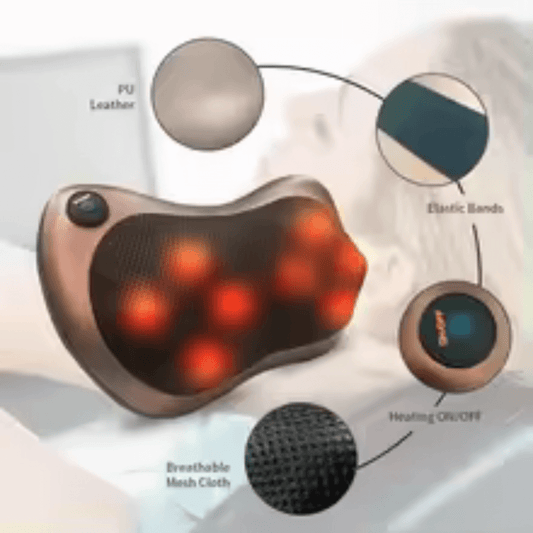 Cojín Relax Pro | Masajeador Portátil para Cuerpo y Espalda