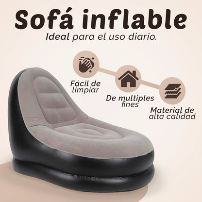Confort Cloud™ | 🎁 Sofa Inflable Premium+ Puff GRATIS de Regalo 🎁