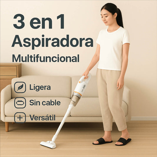 CleanFlex™ – Aspiradora Multifuncional 3 en 1