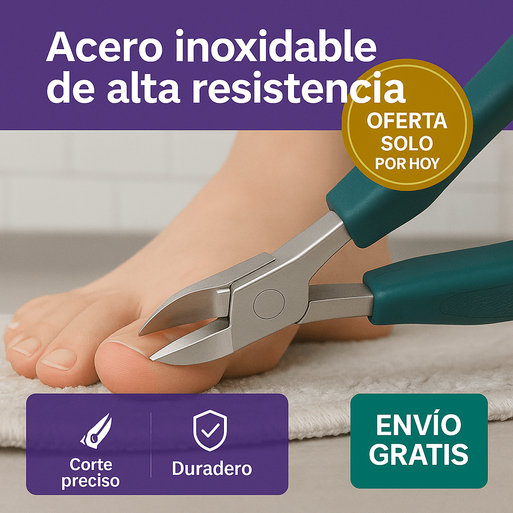 Kit de 3 Cortaúñas en Ángulo para Uñas Encarnadas o Gruesas | SeniorClip™