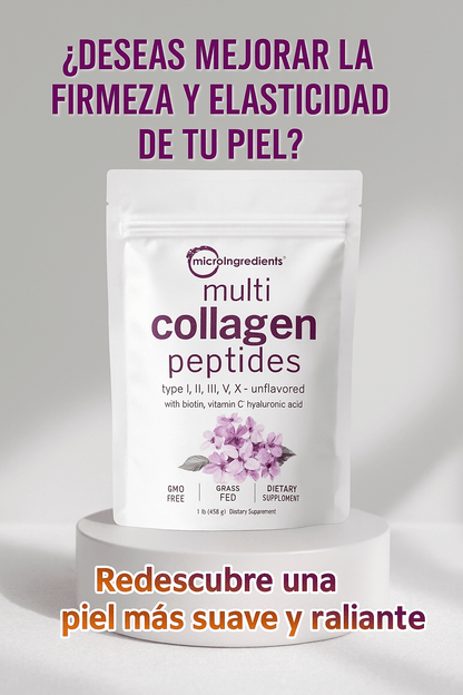 Combo Para Realzar tu Belleza Natural - Péptidos de Colágeno y Serum Estimulador de Pestañas