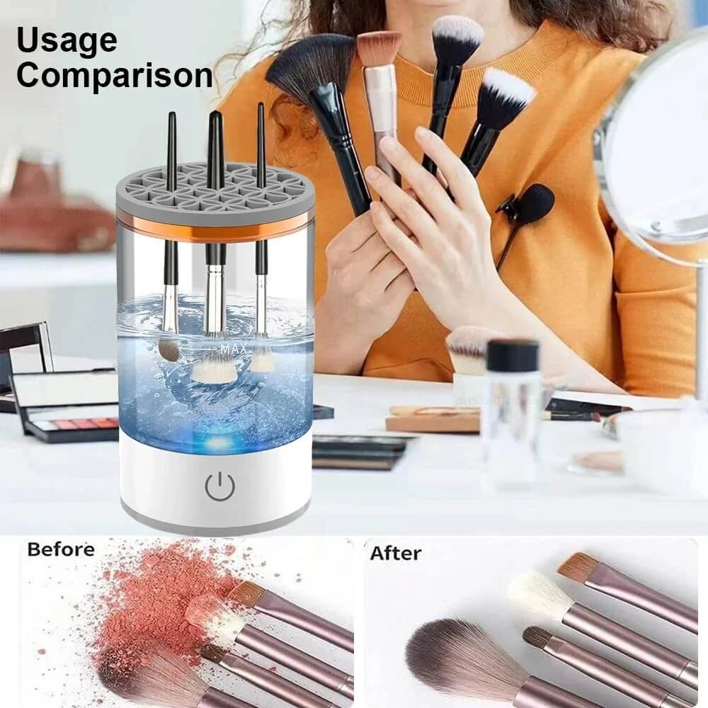 Easy Makeup™ | Limpiador de Brochas Eléctrico 3 en 1