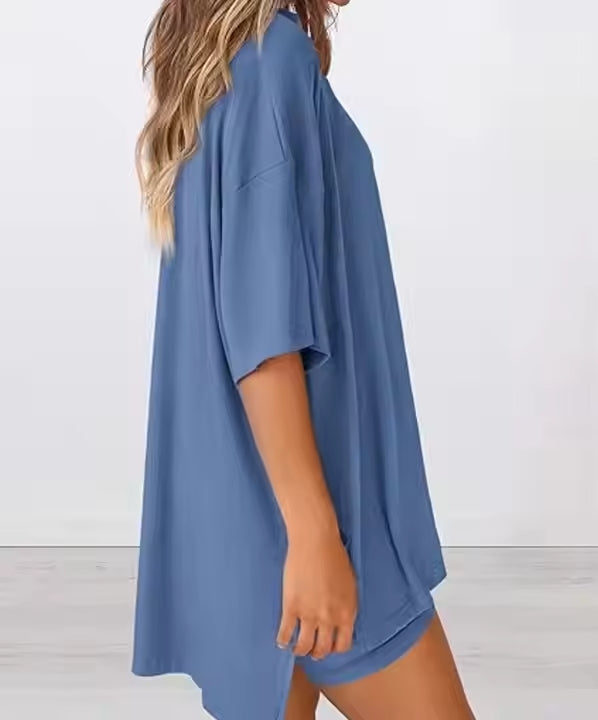 Comfty Mama™ – Set de Remera Oversize y Calza Moldeable