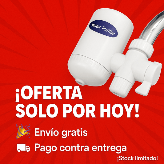 Filtro Purificador de Agua – Práctico, Eficiente y Fácil de Instalar