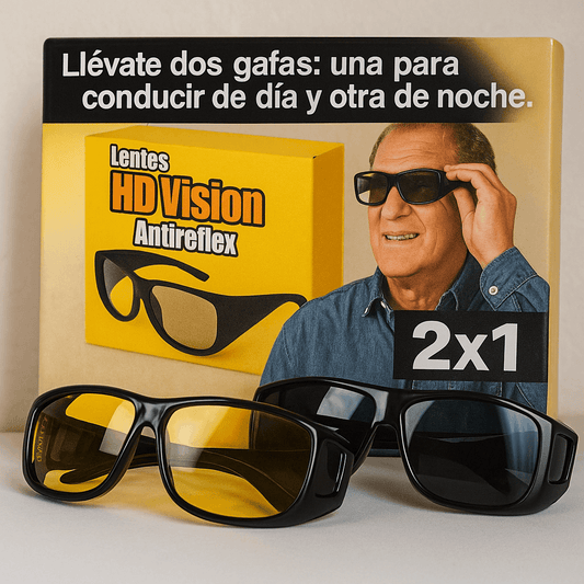 VisionRoute™ – Lentes Antirreflejo para Conductores