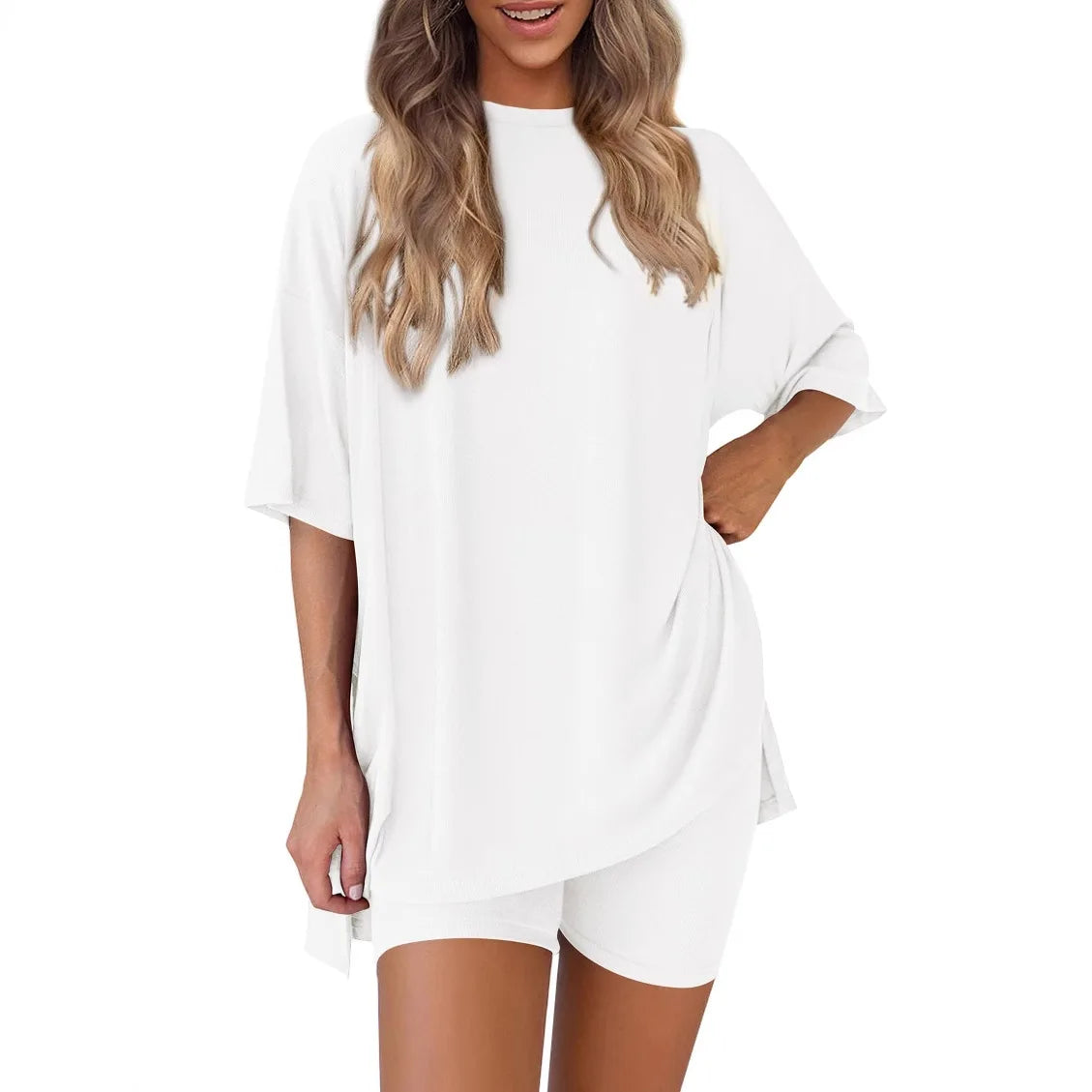 Comfty Mama™ – Set de Remera Oversize y Calza Moldeable