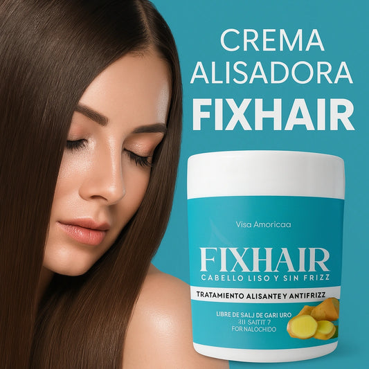 FixHair™ – Crema Alisadora para un Cabello Liso, Suave y Sin Frizz