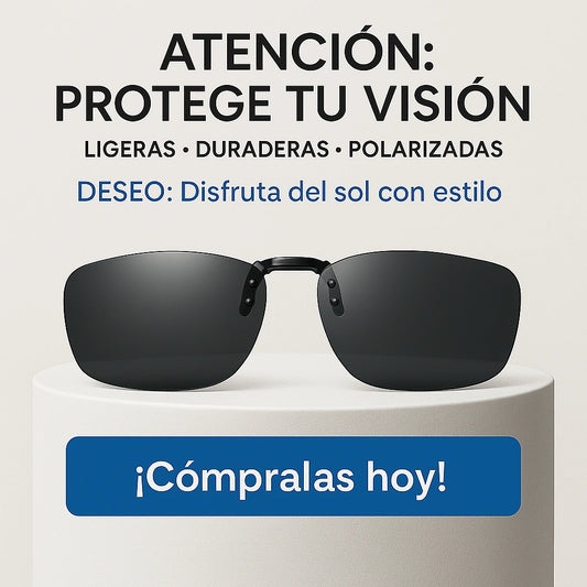 Clip Polarizado Removible para Tus Lentes