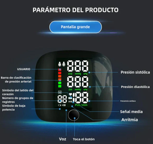 PressureCare™ – Tu tensiómetro personal de muñeca