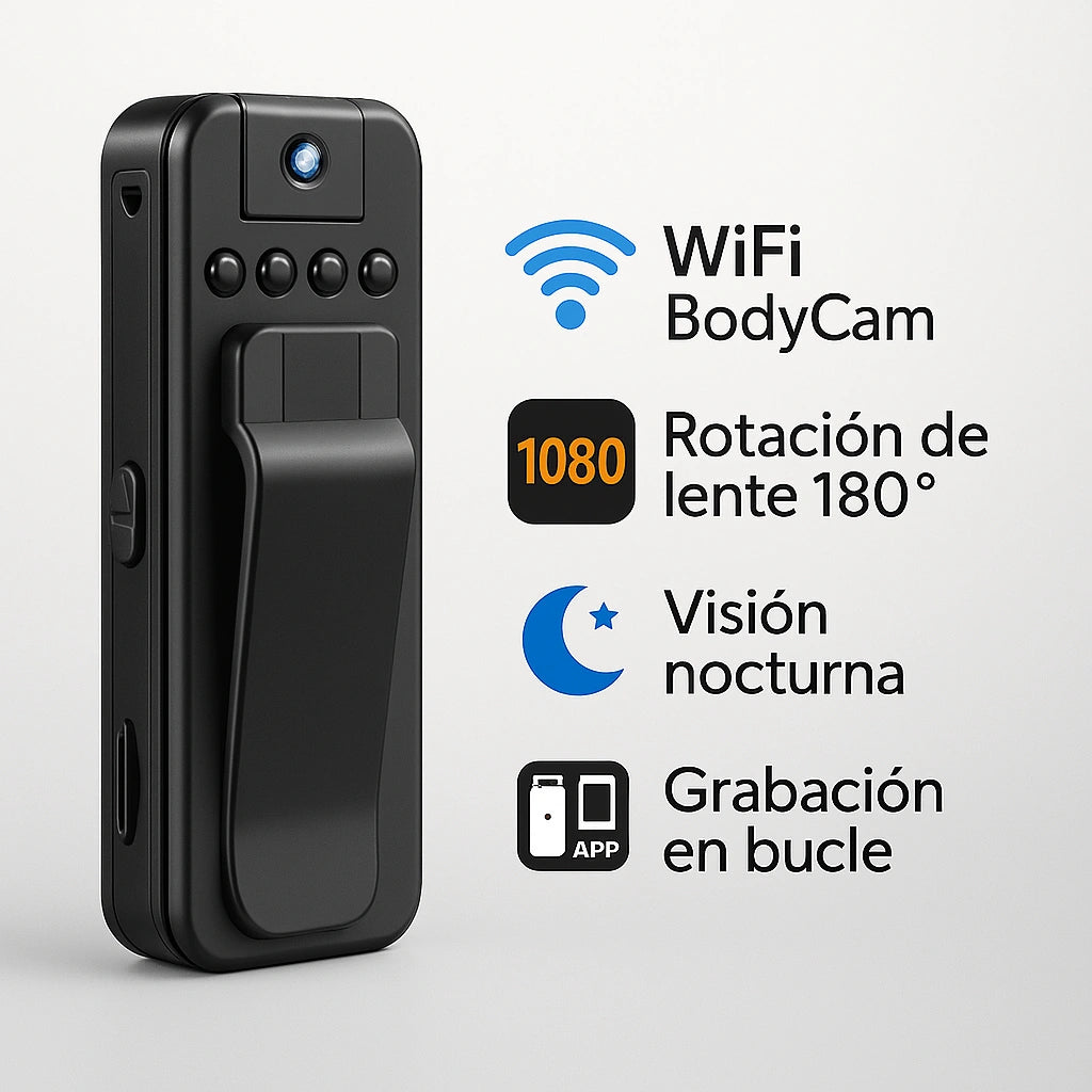 Cámara Corporal Wi-Fi Evidencia™