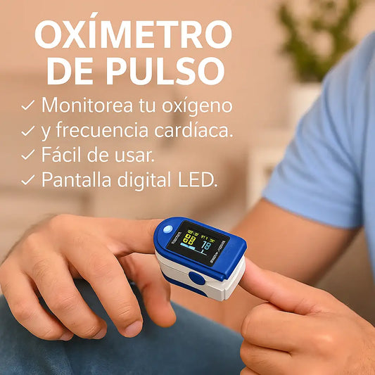 OxiCheck™ – Oxímetro de Pulso Digital Portátil