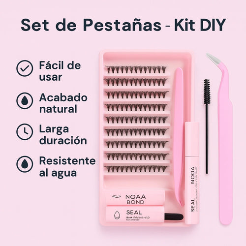 Set de Pestañas — Mirada intensa en segundos